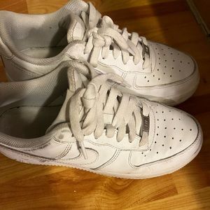 Size 7.5 womens nike Air Force 1 white